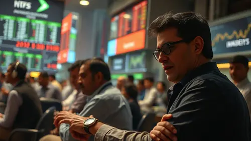Documentary photograph: Nifty Tests Crucial 22 600 Support as Oil Hits Five-Month High