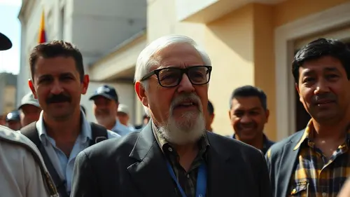 Documentary photograph: Opposition leader Machado returns to Venezuela after 10 mont