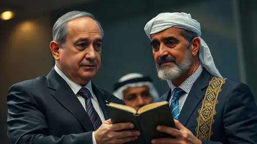 Documentary photograph: Book Claims Netanyahu Aided Jared Kushner in Sheltering  1 Billion of Gulf Capital at Bank of Israel