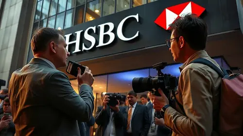 Documentary photograph: HSBC Announces Up to 1 Billion Share Buyback as Third-Quarter Pretax Profit Reaches 9 6 Billion