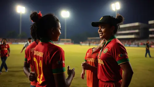 Documentary photograph: Zimbabwe Women Face India in Historic Vadodara Series Opener as Beloved Biza Holds Early Innings