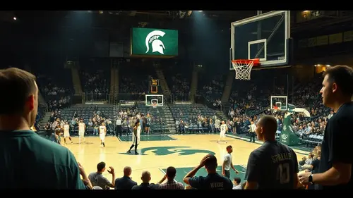 Documentary photograph: No 6 Spartans Host No 7 Washington in Top-10 Matchup - Michigan State University Athletics