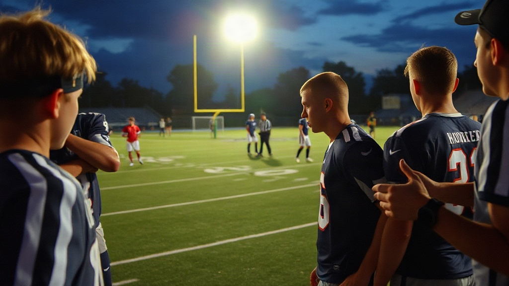 Documentary photograph: A Day to Remember  Salem Wildcats Football  A Record Breaking Night and Soccer Make History