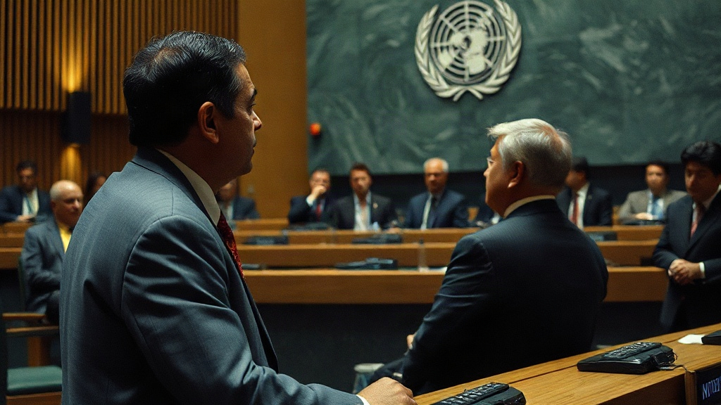 Documentary photograph: India Rebukes Pakistan at United Nations Over Kargil Soldier Remains and Rights Violations