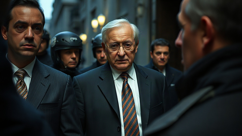 Documentary photograph: Former Hungarian Central Bank Governor Gy rgy Matolcsy Taken Into Custody - BBJ