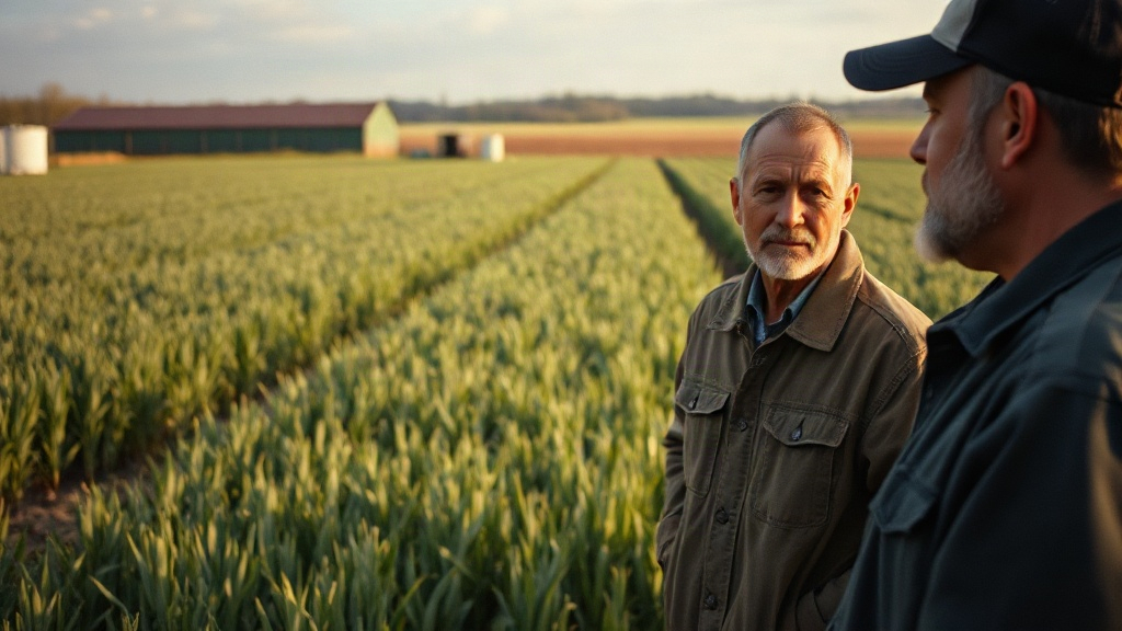 Documentary photograph: American Voters Split Along Party Lines Over Rural AI Data Center Expansion  Agricultural Policy Survey Reveals
