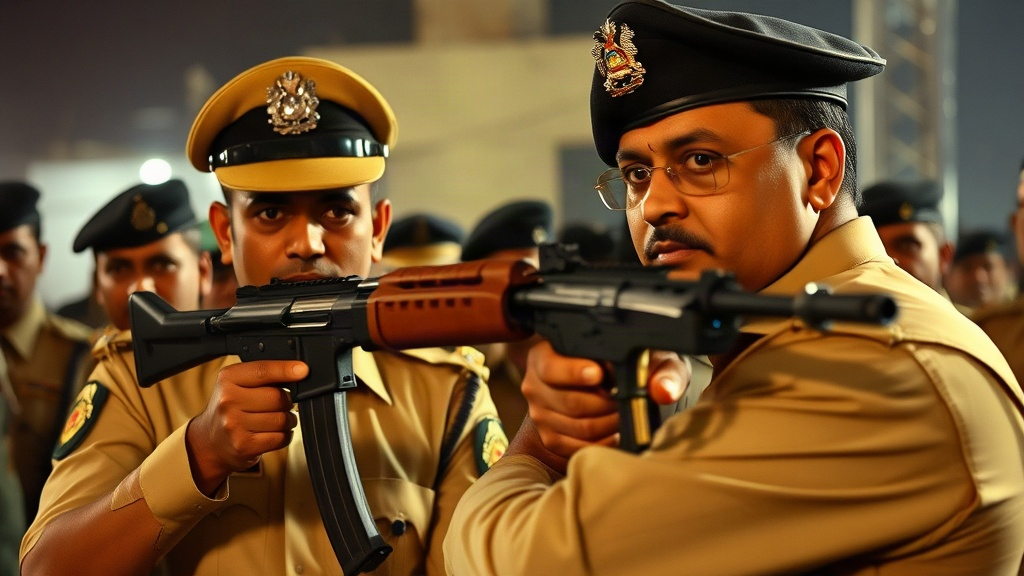 Documentary photograph: Chhattisgarh Police Demand Formal Explanation from Rajnandgaon SP Over Viral AK-47 Firing Video