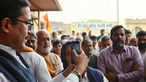 Documentary photograph: Congress Demands Probe Into UP Voter List Cuts