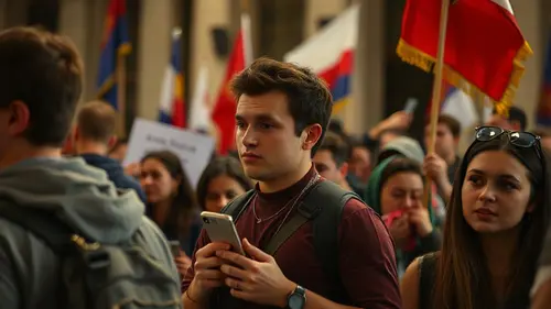 Documentary photograph: Serbia Parliamentary Vote Faces Challenge from Youth Movement