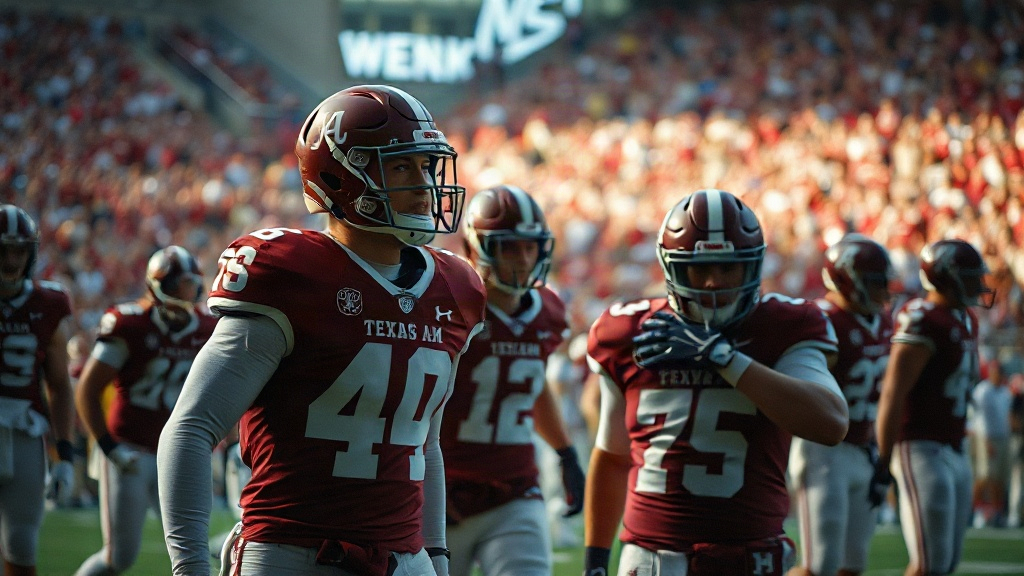 Documentary photograph: Alabama Faces Texas A M in Crucial SEC Showdown as Playoff Positioning Tightens