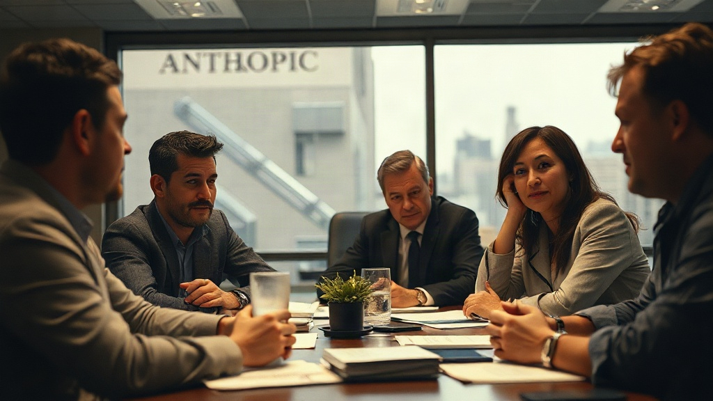 Documentary photograph: Anthropic Backers Log Massive Paper Gains Ahead of IPO