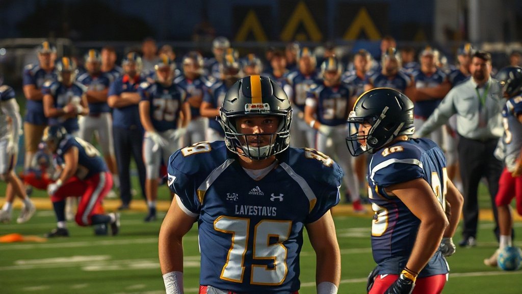 Documentary photograph: Valley City State Football Prepares for Crucial Road Rematch Against Dickinson State