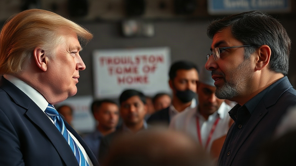 Documentary photograph: Trump Backs Ramaswamy After Ohio Rift Threatens Midterms