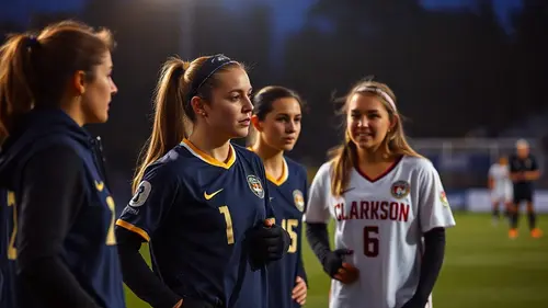 Documentary photograph: Clarkson Women s Soccer Faces Crucial Conference Road Test Against Ithaca College