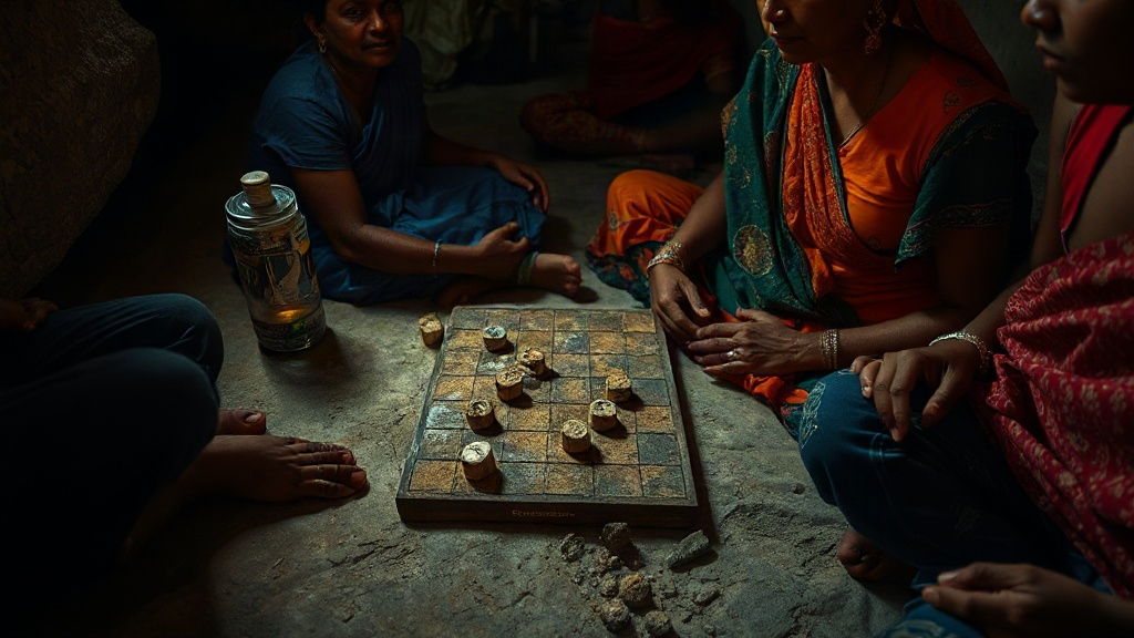 Documentary photograph: Ancient Board Games Etched Into Kerala Rocks Reveal Centuries of Traditional Recreation