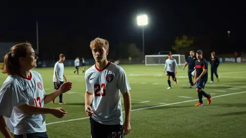 Documentary photograph: St  Cloud State Soccer Closes Road Stretch in GLIAC Finale