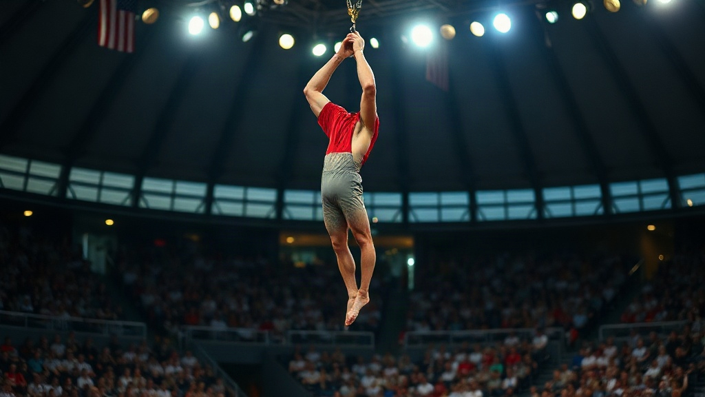 Documentary photograph: Jake Jarman Secures Historic World Floor Silver Medal