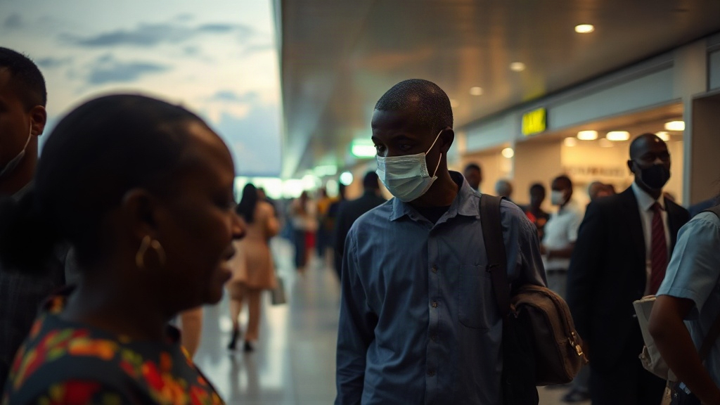 Documentary photograph: Health Officials Probe Airport Transmission Risk After Ebola Cases Surface in Nigeria and Kenya