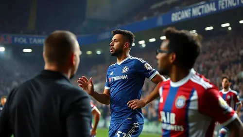 Documentary photograph: Malard stars as Chelsea beat Palace to extend unbeaten start