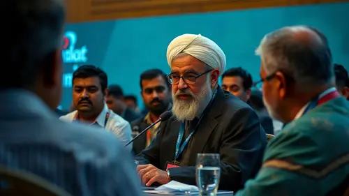 Documentary photograph: Iranian Diplomat Clarifies Mojtaba Khamenei s Absence From Public Sight Amid Escalating Succession Debates at New Delhi Summit