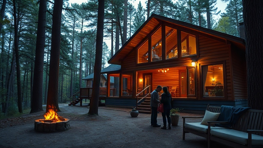Documentary photograph: Ohio Engineer Transforms 34 Wooded Acres into  700 000 Vacation Rental Enterprise