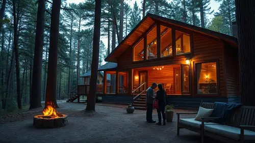 Documentary photograph: Ohio Engineer Transforms 34 Wooded Acres into  700 000 Vacation Rental Enterprise