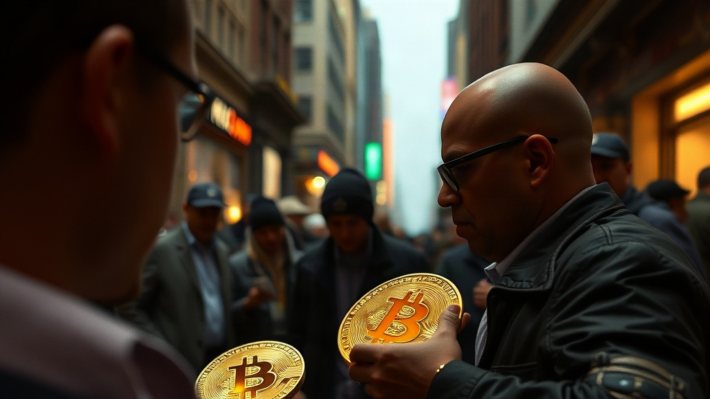 Documentary photograph: Bitcoin Slides Under  80 000 as Leveraged Liquidations Surge
