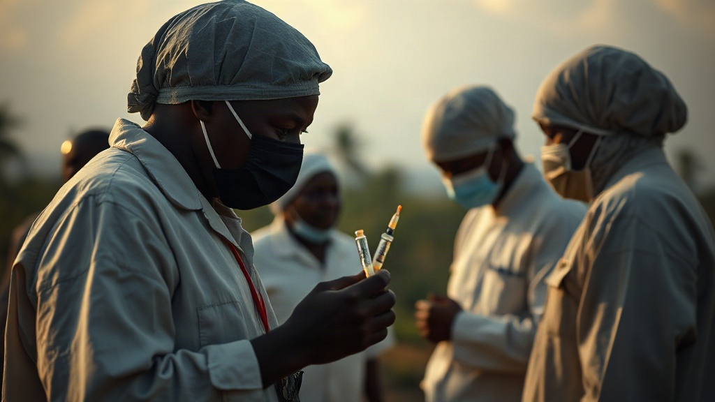 Documentary photograph: WHO Launches Multi-Vaccine Ebola Trials in DR Congo