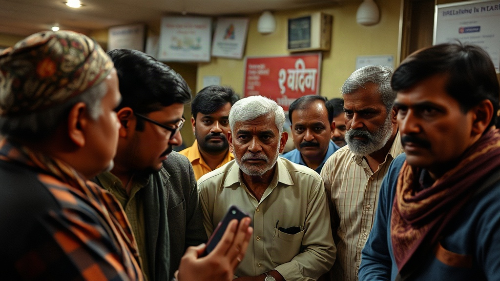 Documentary photograph: Election Commission Faces Fire Over UP Electoral Roll Flaws