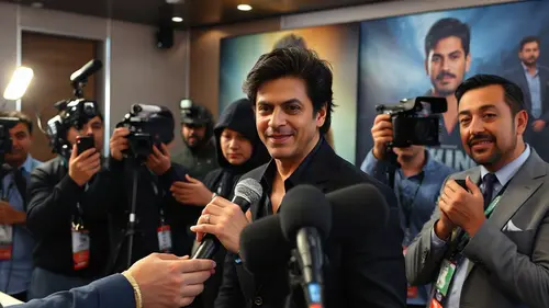 Documentary photograph: Shah Rukh Khan s New King Poster Is A Nod To The Iconic Baadshah