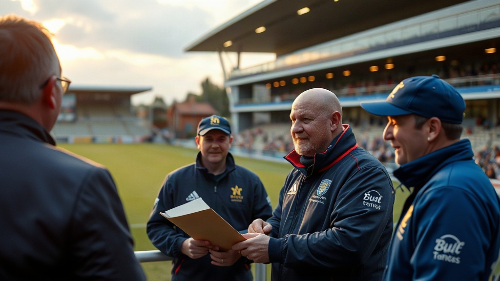 Documentary photograph: Blue Bear Transport renews partnership with Leicestershire County Cricket Club for 2027 season - Leicestershire County Cricket Club