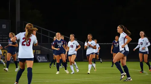 Documentary photograph: Lexington Girls Soccer Blanks Mansfield Senior to Advance