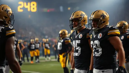 Documentary photograph: Steelers Beat Saints 16-10  What It Means for NFC South
