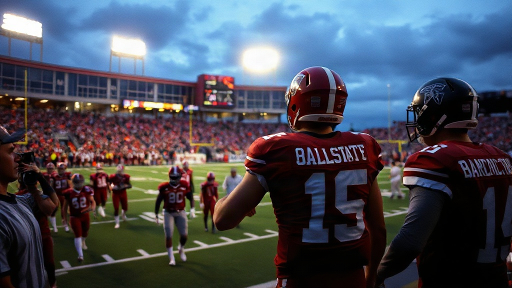 Documentary photograph: Ball State Football Targets Win Streak vs Sacramento State