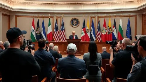 Documentary photograph: Trump Coalition Weakens Ahead of Midterms CNBC Survey