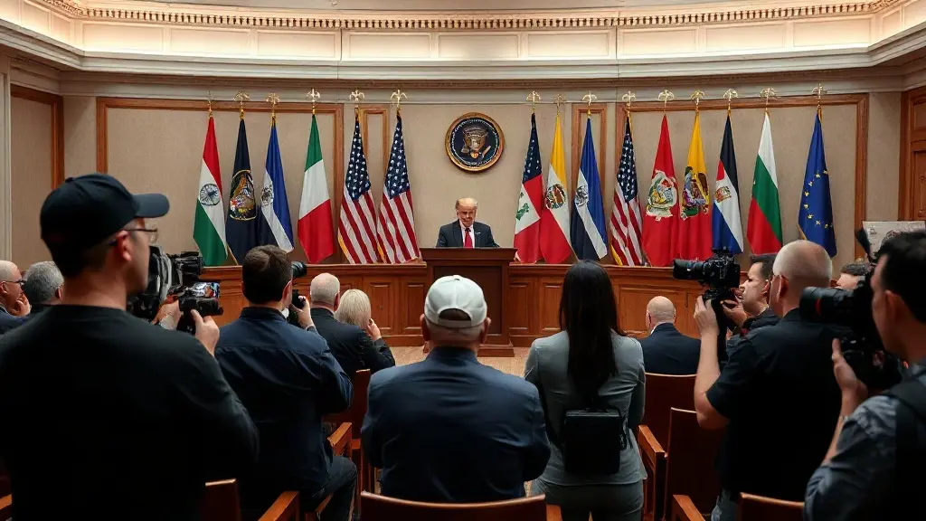 Documentary photograph: Trump Coalition Weakens Ahead of Midterms CNBC Survey