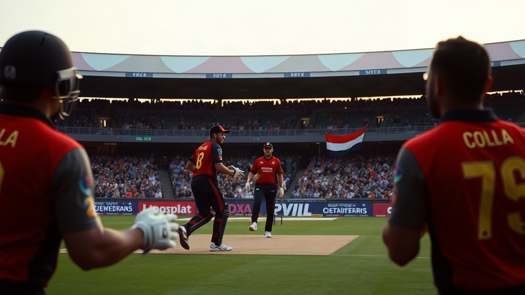 Documentary photograph: Netherlands Battles UAE in Crucial ICC World Cup League 2 Clash