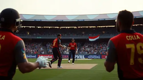 Documentary photograph: Netherlands Battles UAE in Crucial ICC World Cup League 2 Clash
