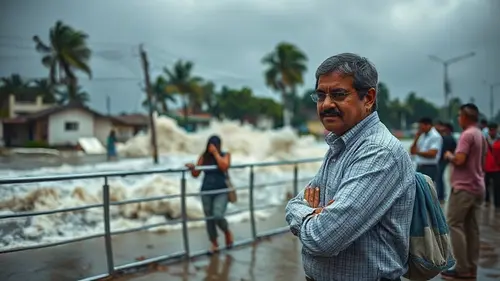 Documentary photograph: Cyclone Arnab LIVE Updates Severe Storm Hurtles Towards Andhra Pradesh Coast
