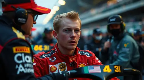 Documentary photograph: United States GP  How likely is pole-sitter Kimi Antonelli t