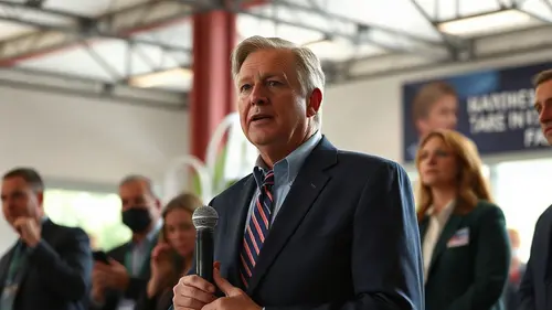 Documentary photograph: He Took Big Risks to Make Billions He Wants Georgia Voters
