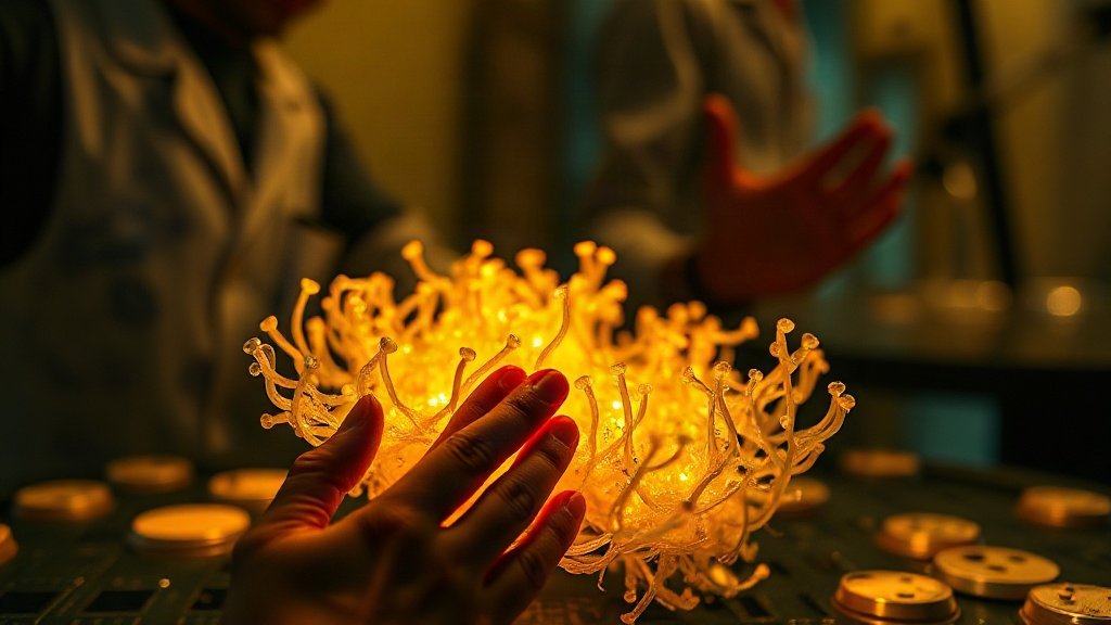 Documentary photograph: Lab-Grown Neural Organoids Interpret Braille Characters to Advance Biohybrid Computing Architectures