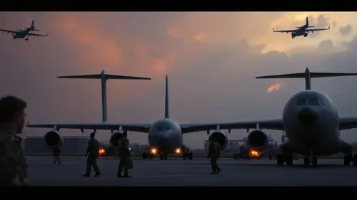 Documentary photograph: United Kingdom Mobilizes Royal Air Force Fleet to Combat Intensifying Wildfire Seasons