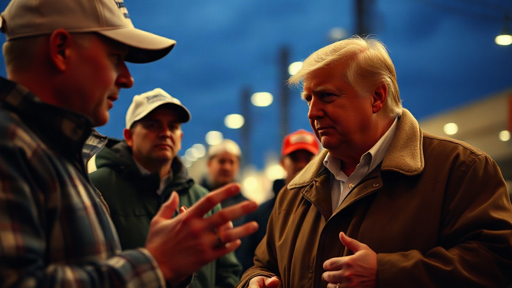 Documentary photograph: Trump Lifts Key Canada Tariffs to Ease Border Pressure