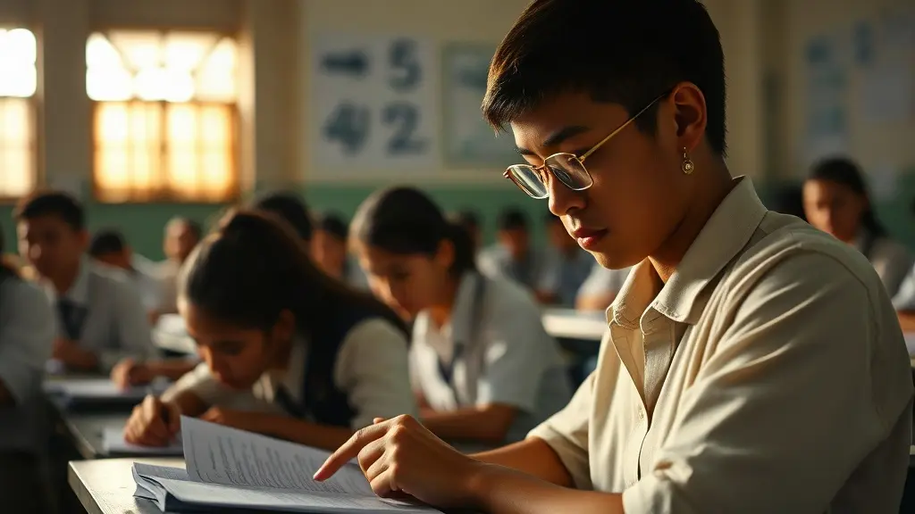 Documentary photograph: TET Exam