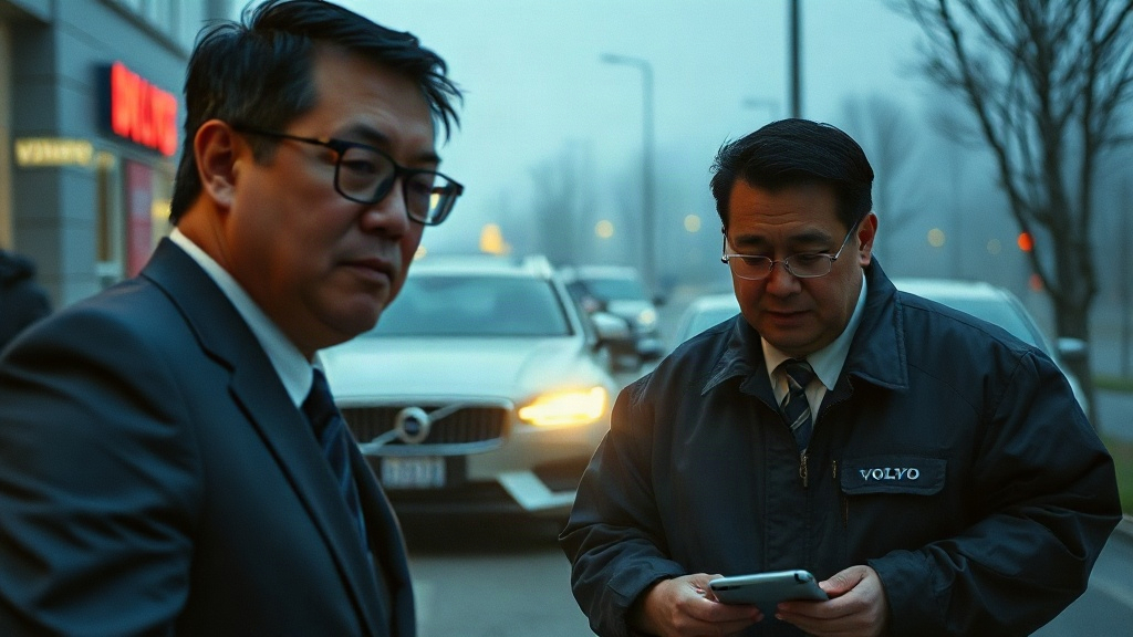 Documentary photograph: Volvo Cars Stock Tumbles 28 Percent Following Profit Slump in China and Expanded Restructuring