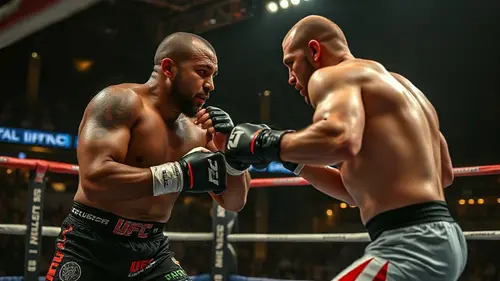 Documentary photograph: Volkanovski Halts Evloev at UFC 333 to Seal Record Ninth Win