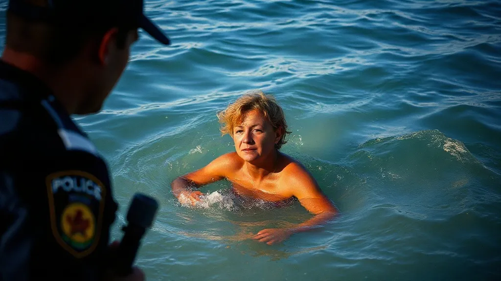 Documentary photograph: Bahamas Police Probe Death of British Mother Near Bimini