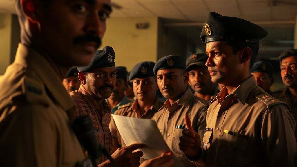 Documentary photograph: Gudur MPTC Polls  Nominations Filed Under Strict Security