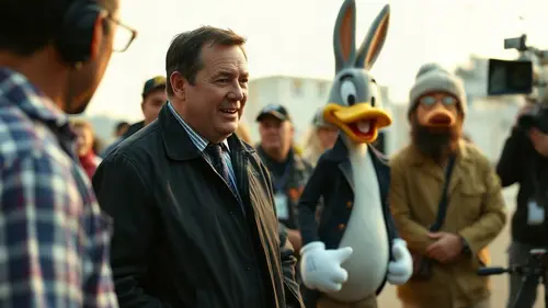 Documentary photograph: Eric Bauza the Modern Voice of Bugs Bunny Daffy Duck and O